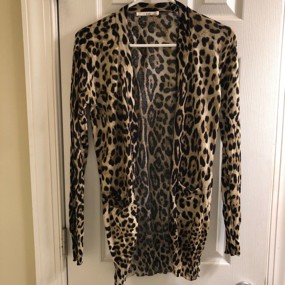 Leopard Cardiagan